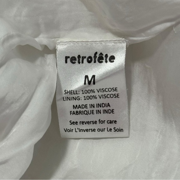 Retrofête Katya Moonglow White Sequin Embellished Gown Size Med NWT - Picture 10 of 14